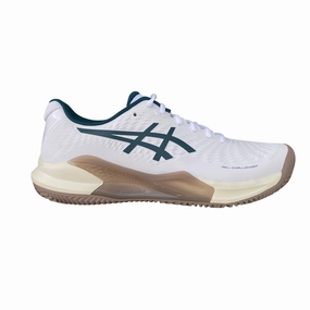 Asics scarpa da tennis per terra battura da uomo Gel-Challenger 14 Clay 1041A449-104 bianco-verde Glitter High Top Tennis Shoes
