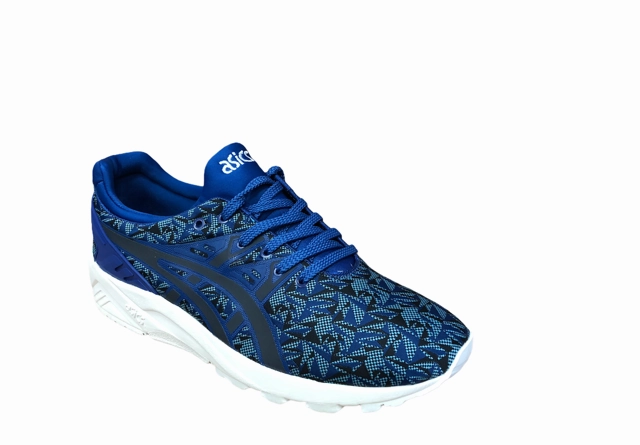 Asics scarpa sneakers da uomo Gel Kayano Trainer Evo H621N 4950 blu Man Sneakers