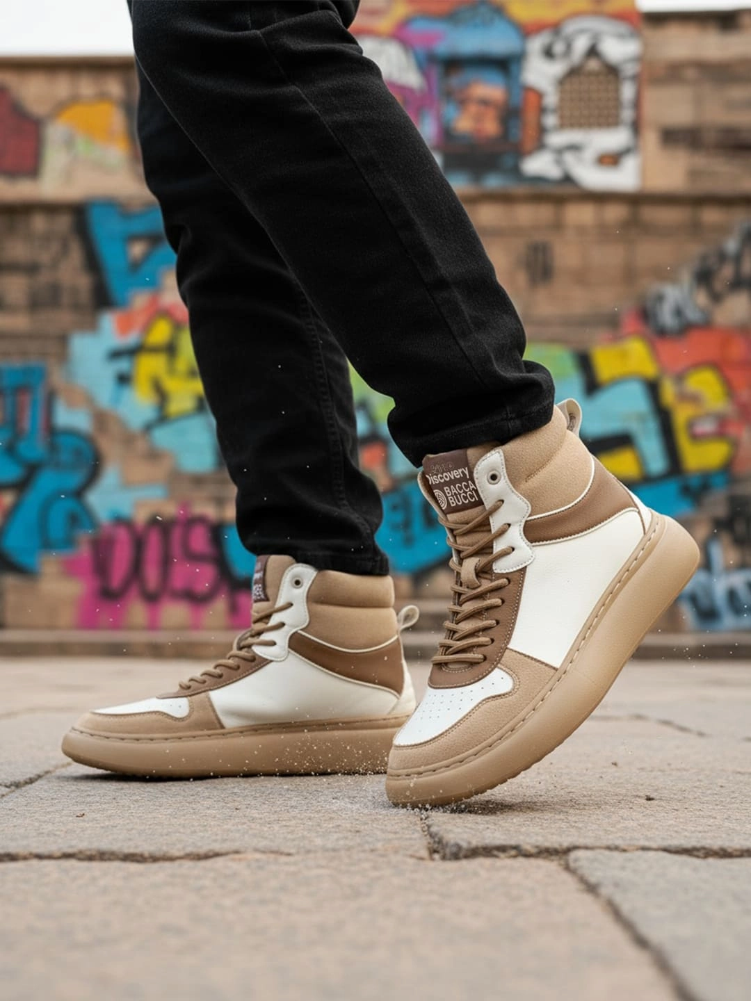 Abound Sneakers Bacca Bucci  Discovery Noir Womens High-Top Sneakers