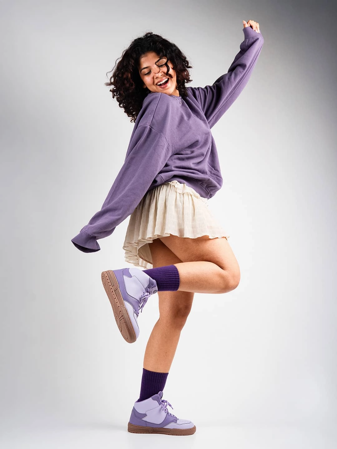 Bacca Bucci ETHEREA Womens Pop High-Top Sneakers Shoelace Length For Sneakers