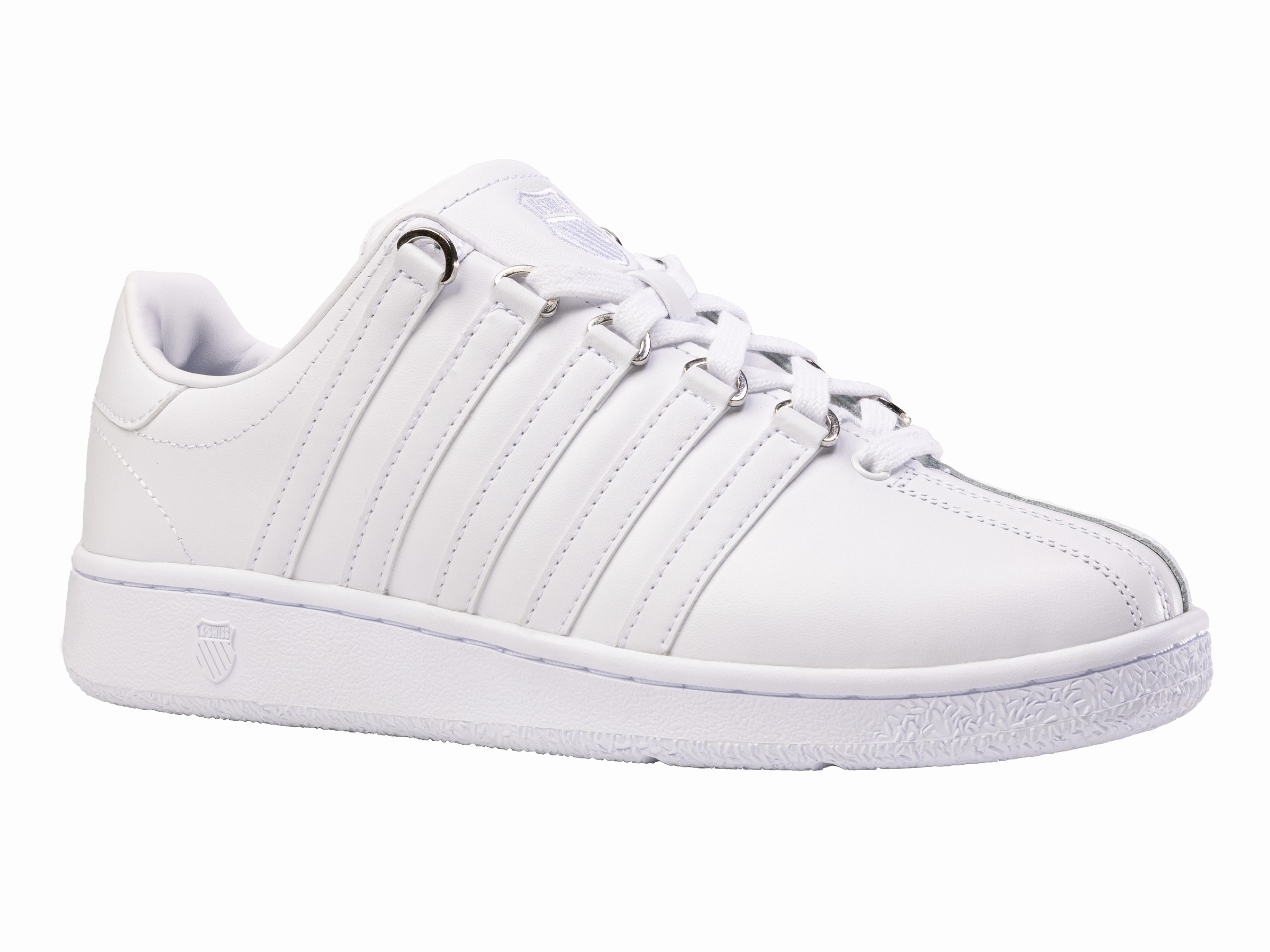 Rose Gold Tennis Shoes 97321-101-W | CLASSIC VN | WHITE/WHITE