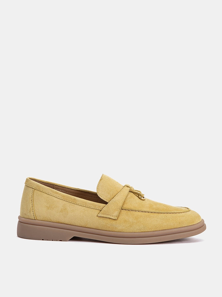 Crocs Shoes Loafers Phoenix.O Knot Detail Suede Loafers