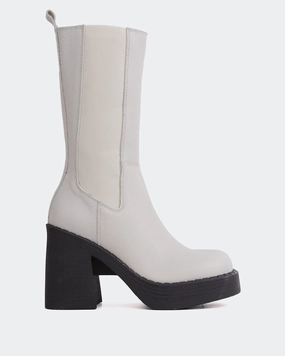 500 Chelsea Boots Bexley Off White Leather