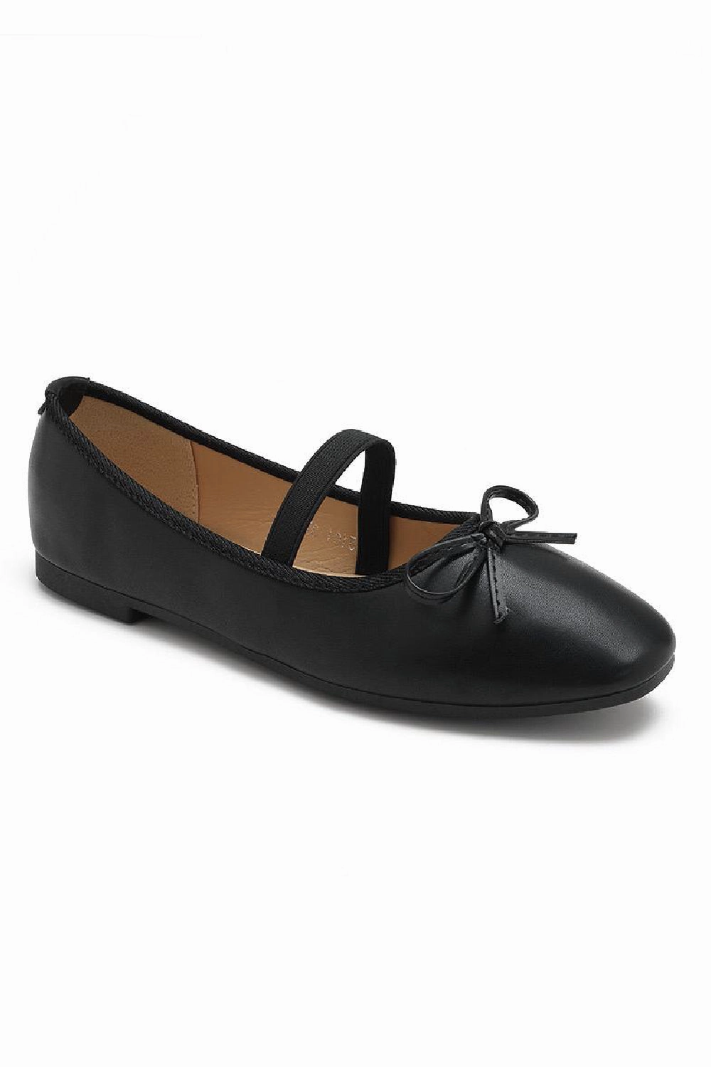 BLACK BOW DETAIL SLIP ON FLATS MARY JANE BALLET PUMPS SHOES Suede Oxford Shoes