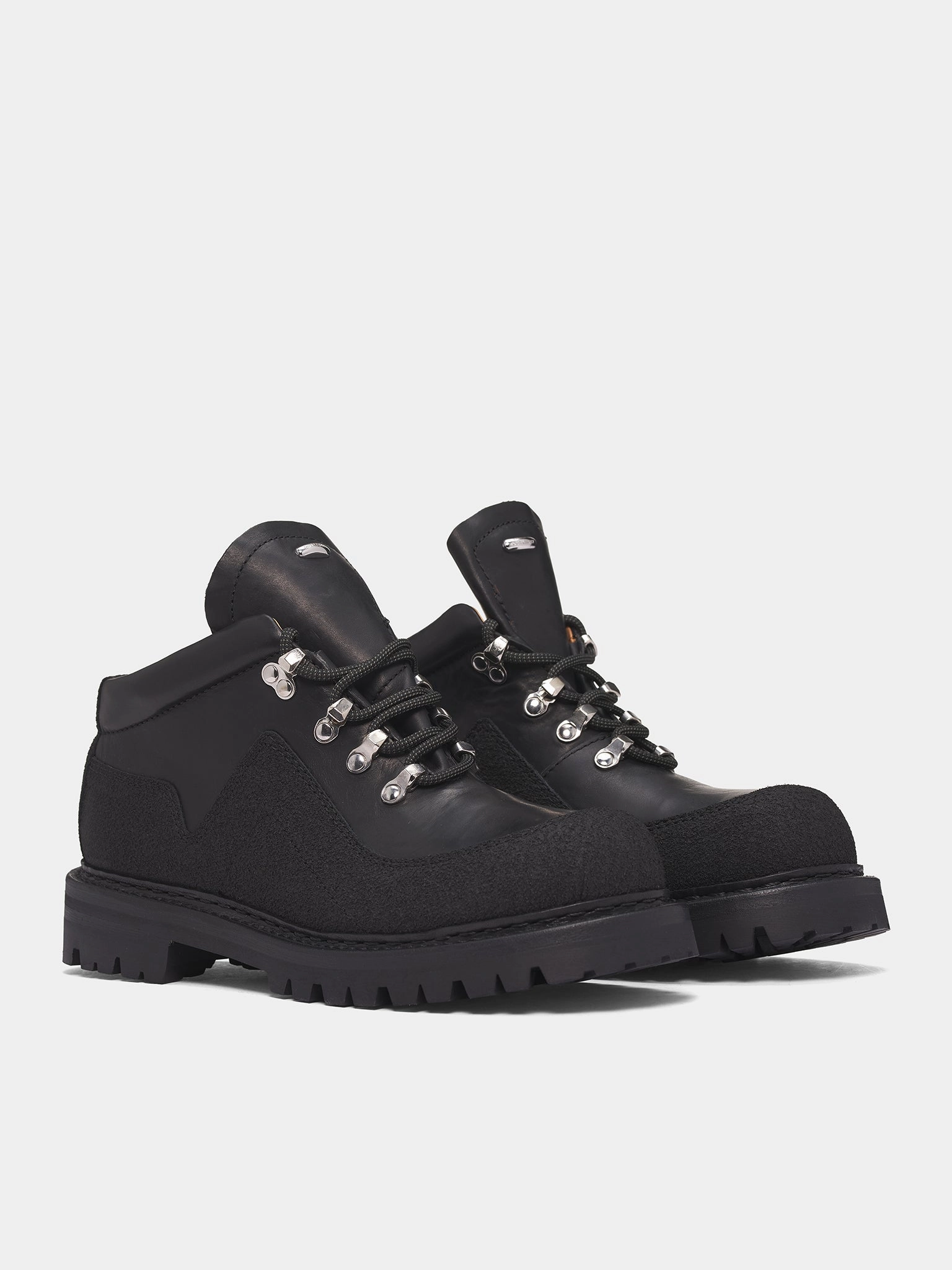 Low Top Boots Black Quest Leather Boots (A4257QB-QUEST-BLACK)