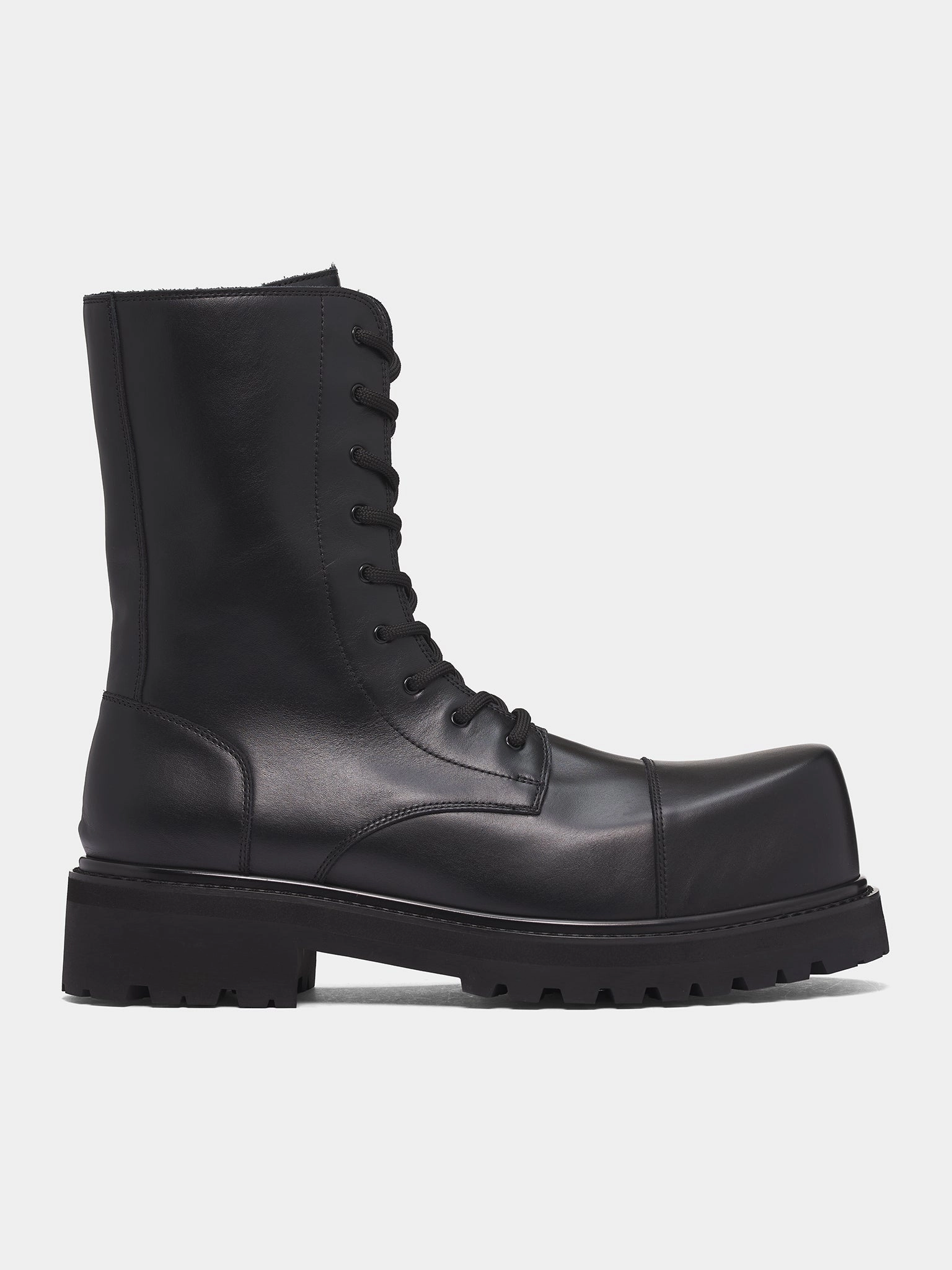 Black Stomp Combat Boots (UH76BT800B-BLACK) Waterproofing Boots