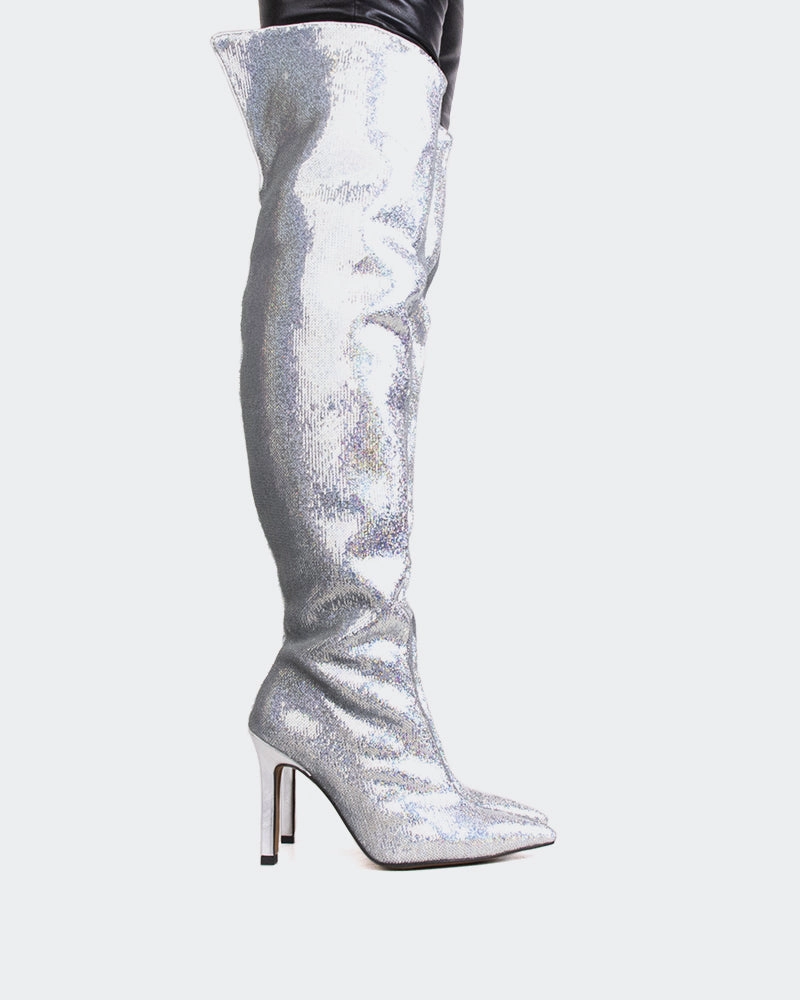 Cartoon Boots Blakely Silver Sequins