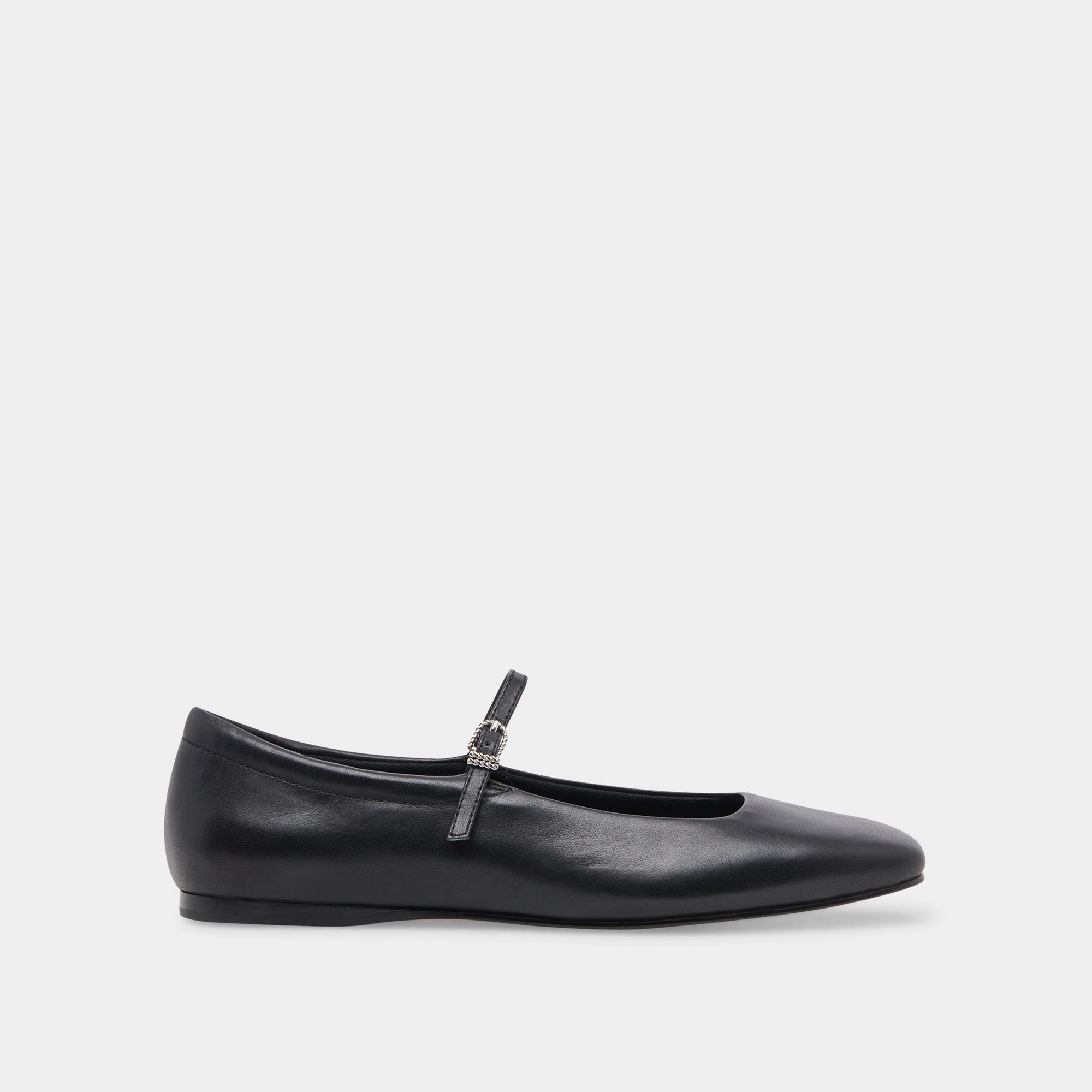 Dana Buchman Flat Shoes REYES BALLET FLATS BLACK LEATHER