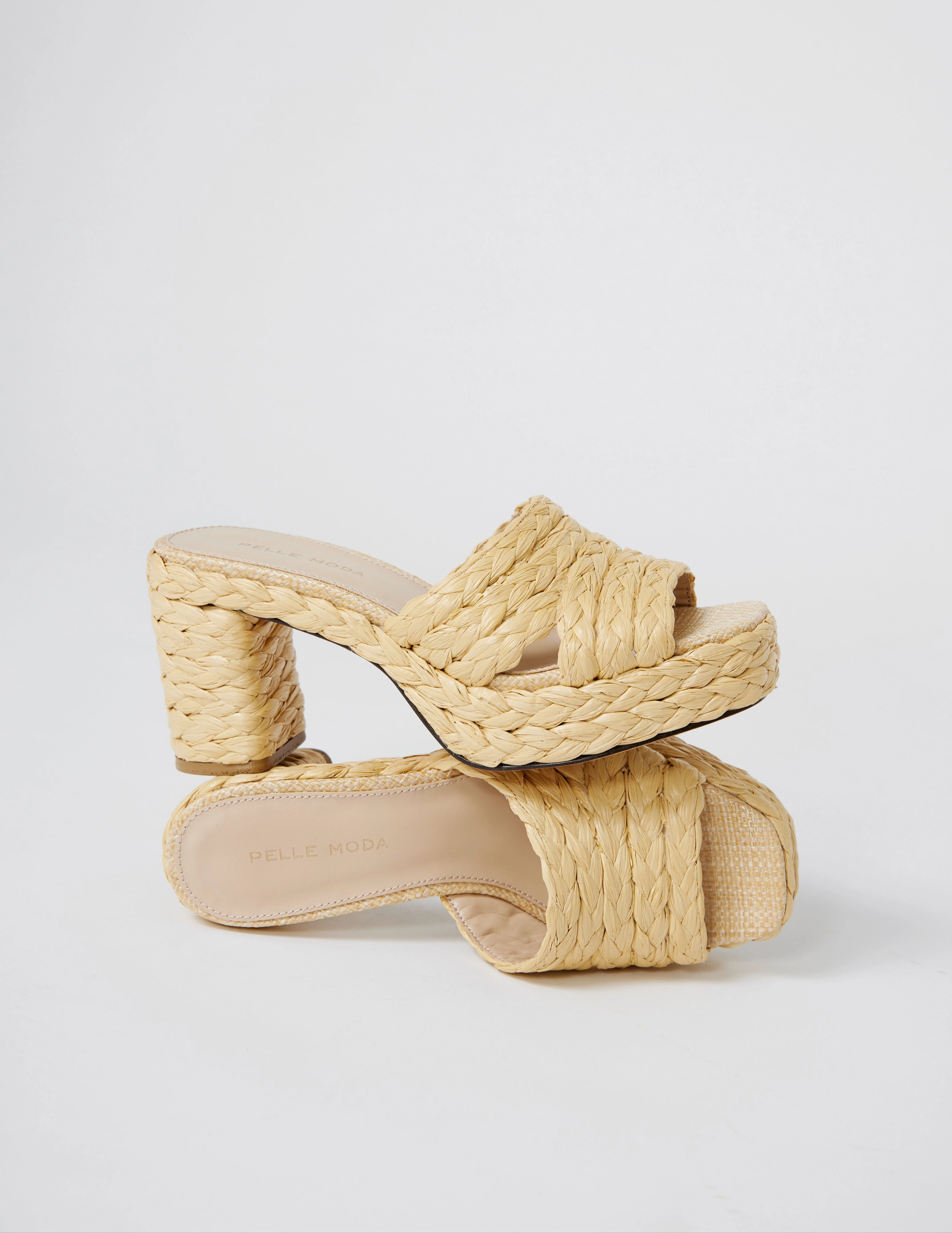 Household Slippers Camren Platform - Natural