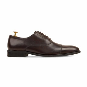Wickford - Men's Dark Brown Calf Leather Oxford Shoe Oxford Type Shoes