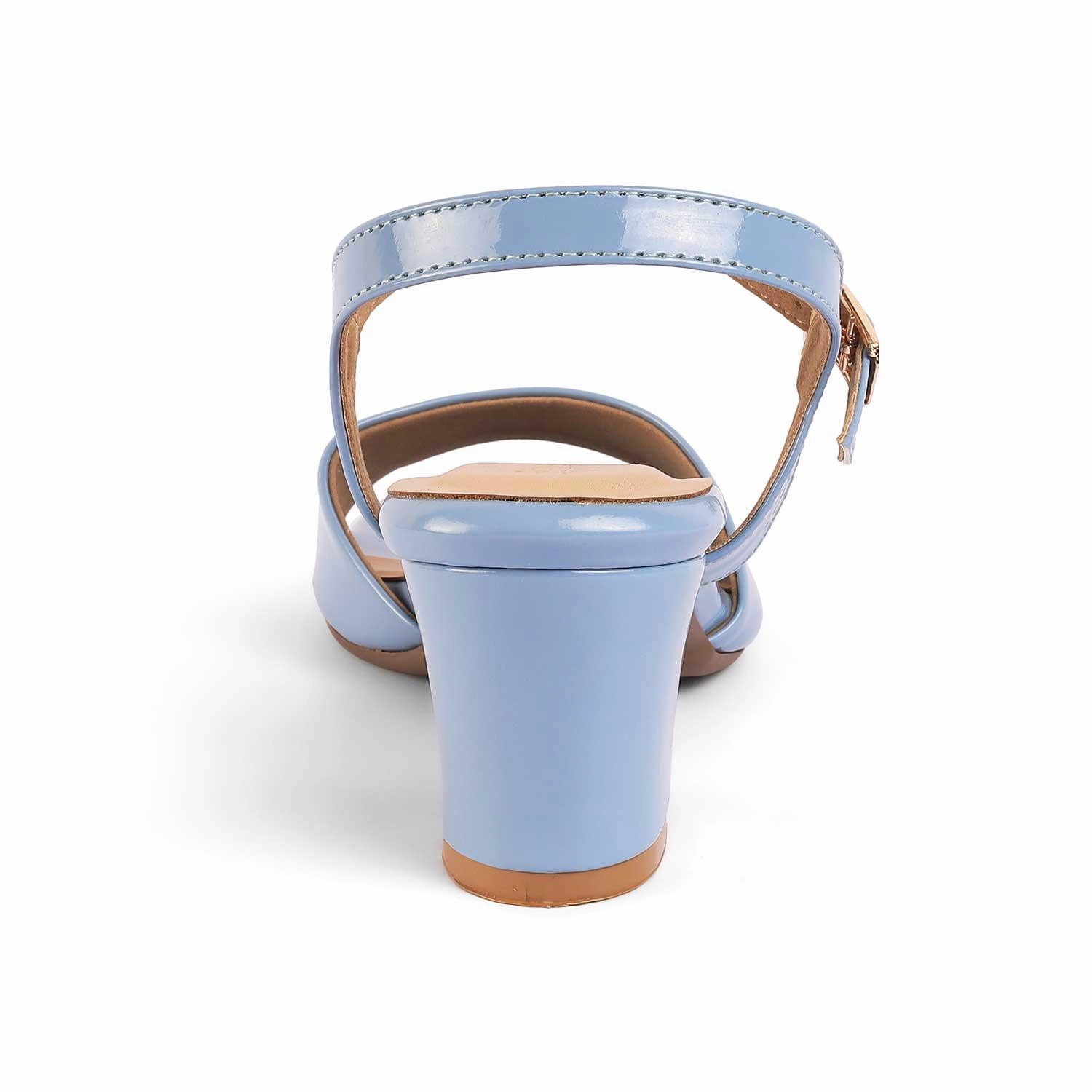 Tresmode Solor Blue Women's Casual Block Heel Sandals Sandals And Jeans