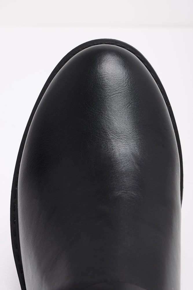 Flat Bottom Work Boots Boot Black