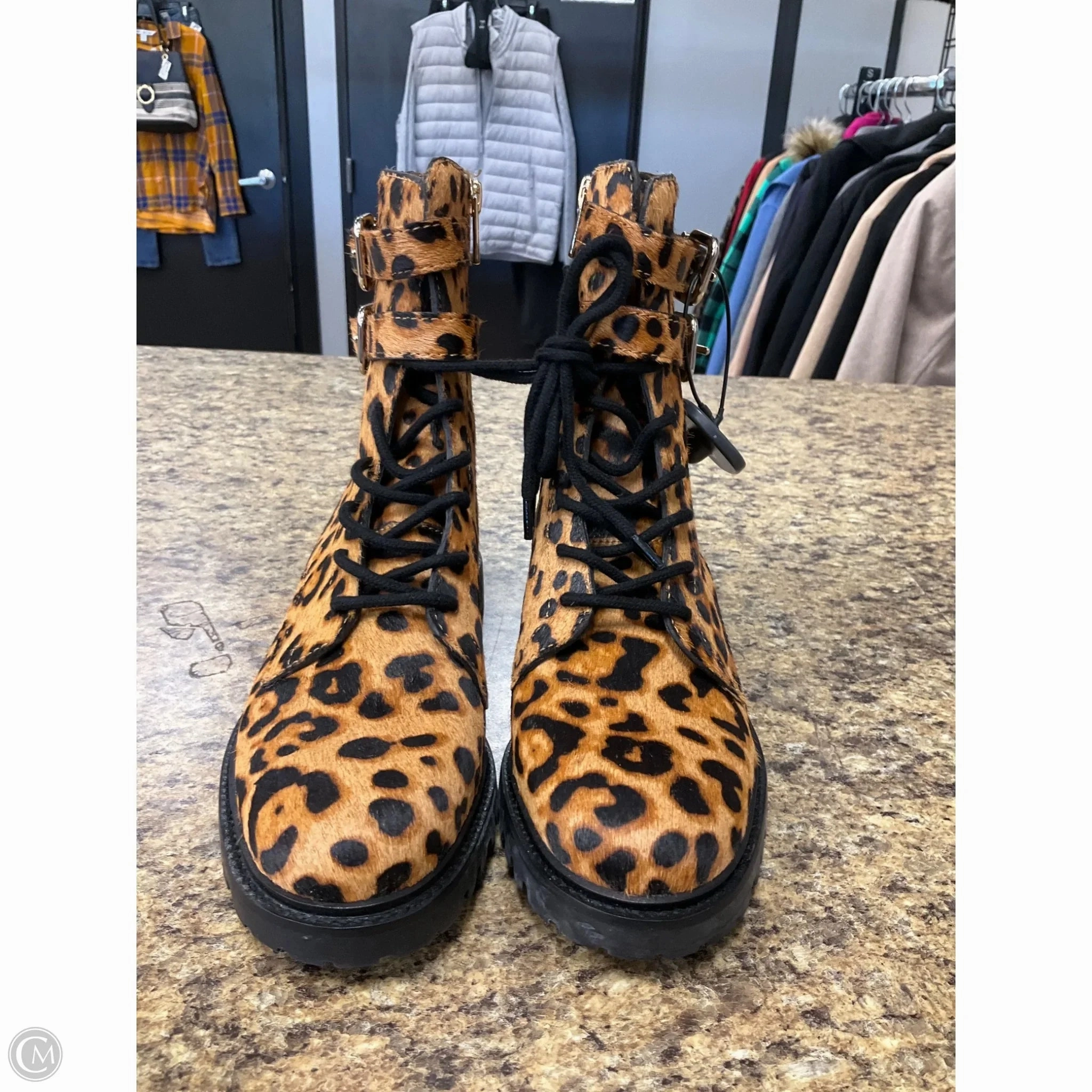 & Other Stories Combat Boots Boots Combat By Antonio Melani In Leopard Print, Size: 8