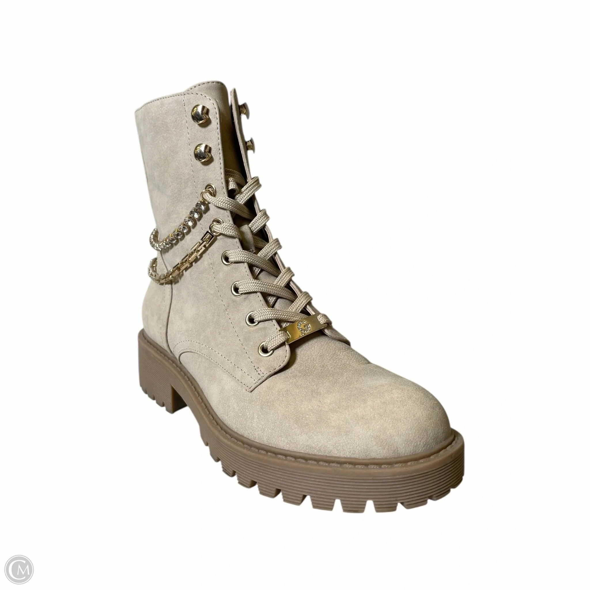 Soviet Combat Boots Boots Combat By Clothes Mentor In Beige, Size: 7.5