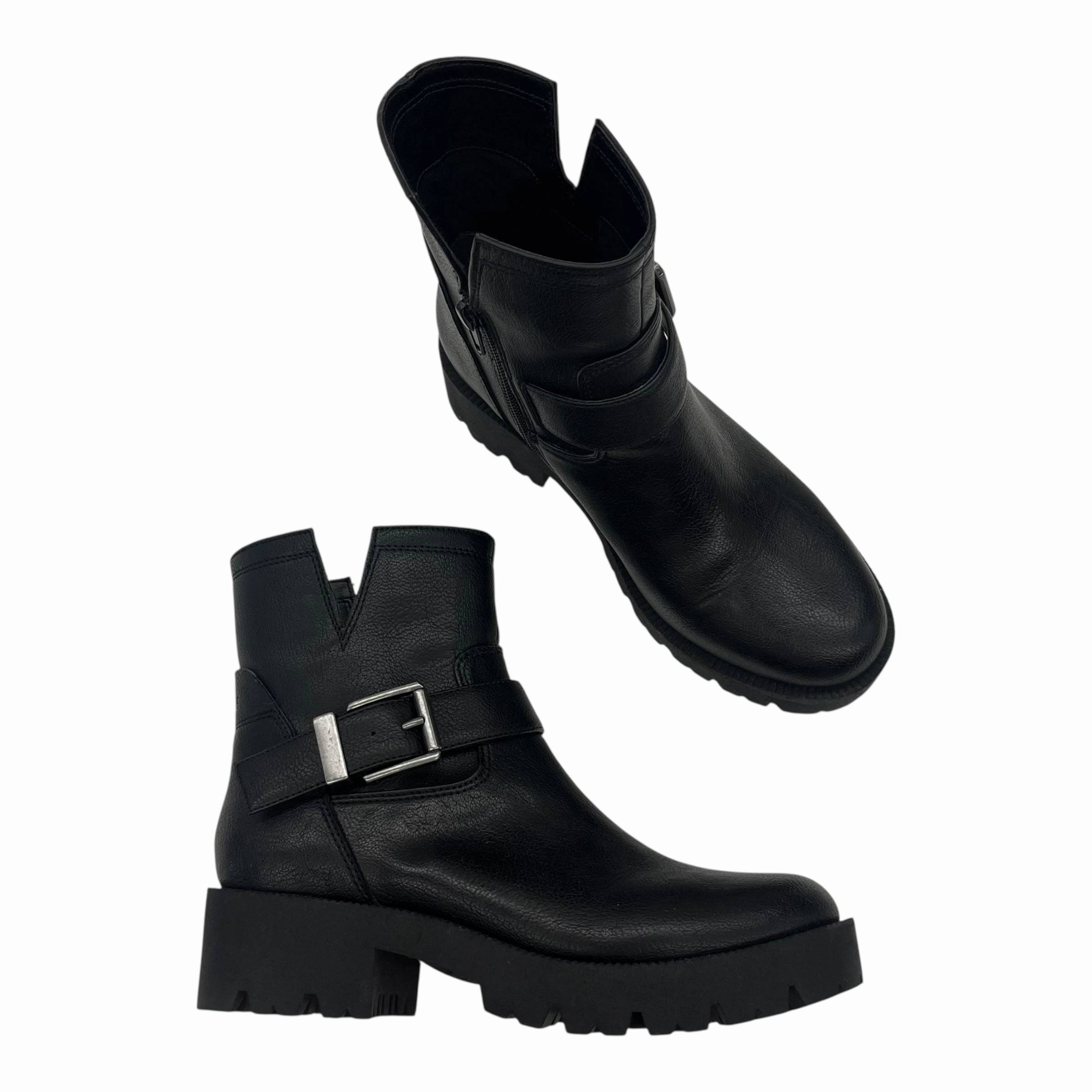 Boots Combat By Clothes Mentor In Black, Size:6 Work Combat Boots
