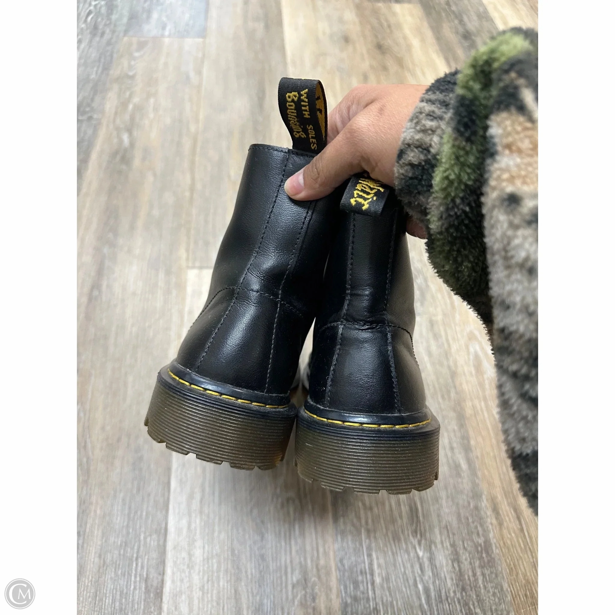 Boots Combat By Dr Martens In Black, Size: 8 Pearl Combat Boots