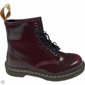Combat Boots 2025 Boots Combat By Dr Martens In Maroon, Size: 8