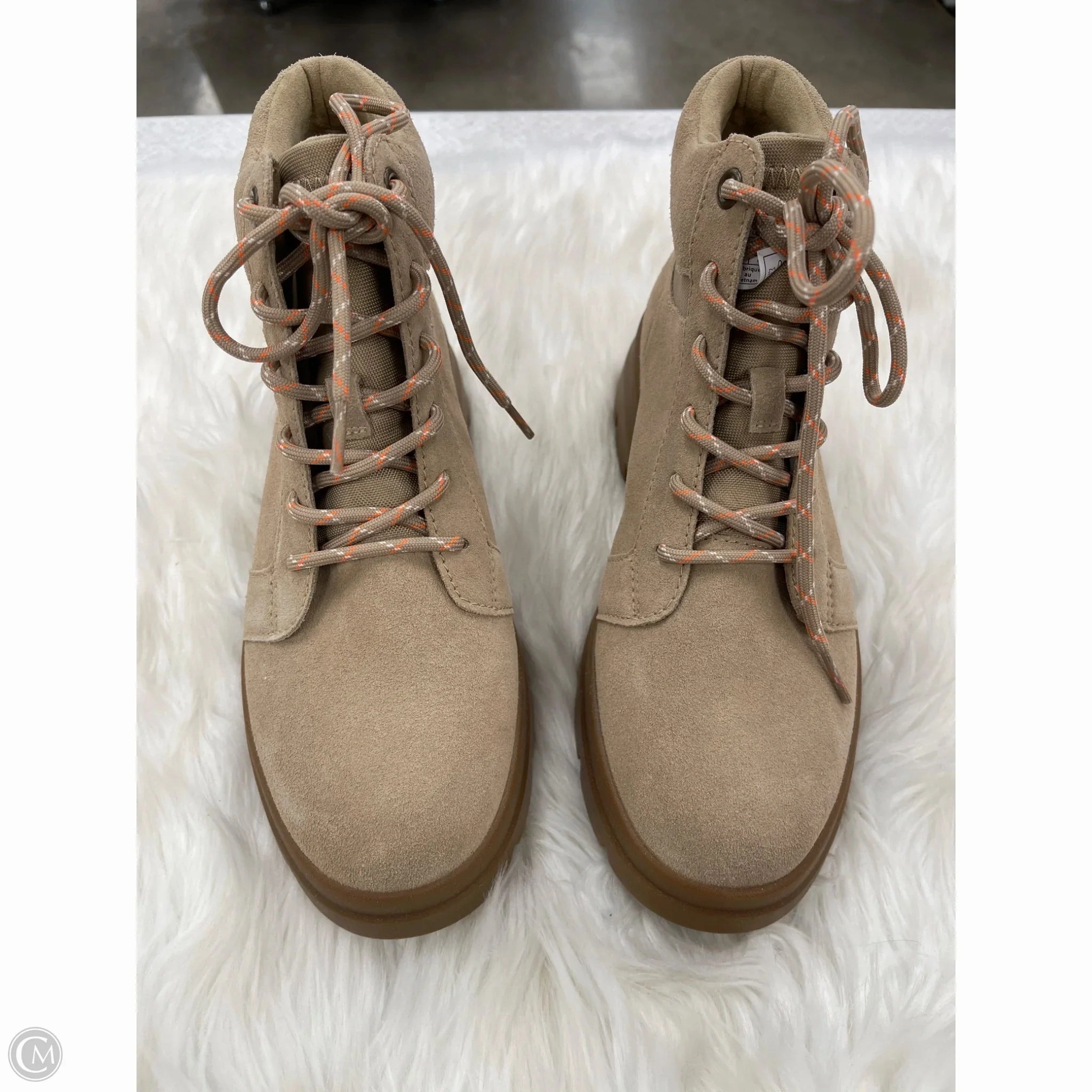 Rainbow Combat Boots Boots Combat By Koolaburra By Ugg In Tan, Size: 9