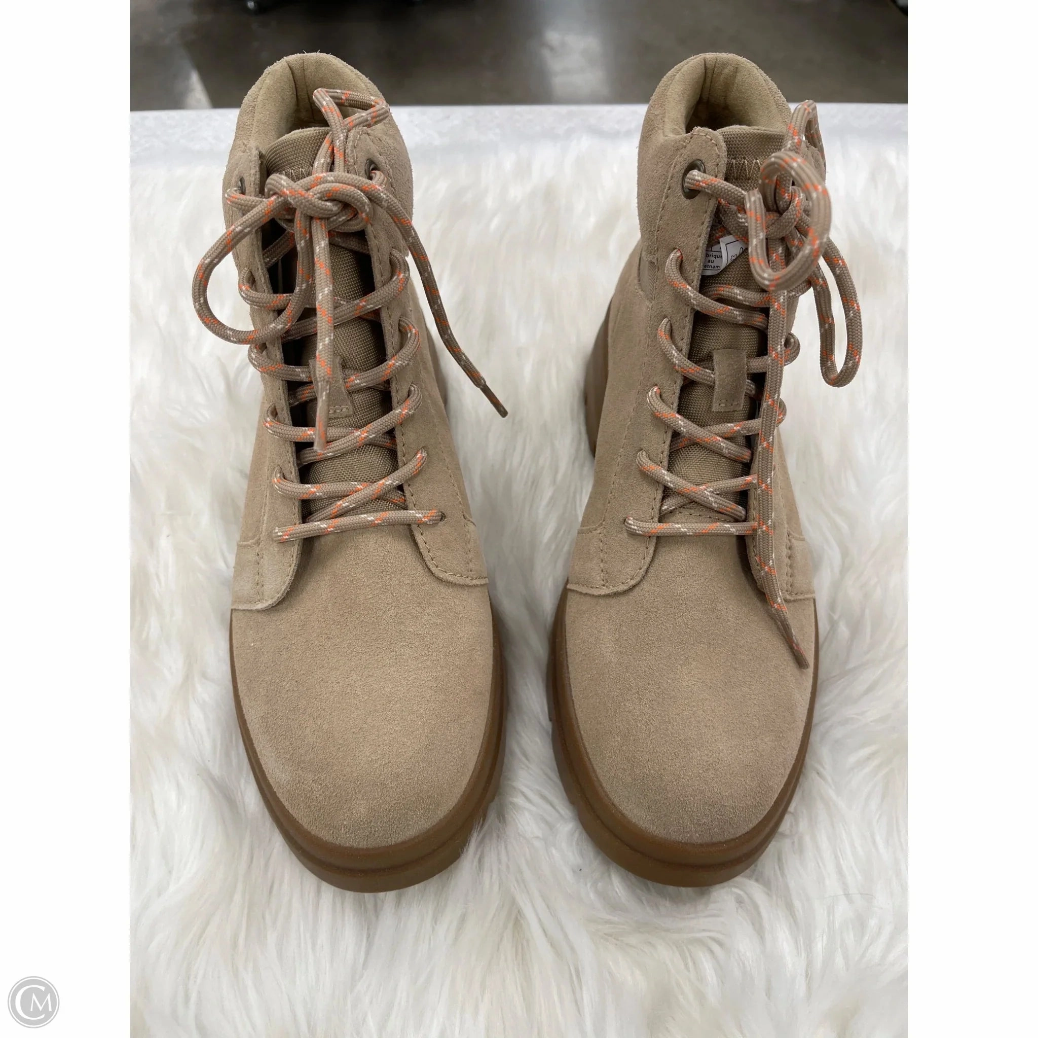 Boots Combat By Koolaburra By Ugg In Tan, Size: 9 Wide Foot Combat Boots