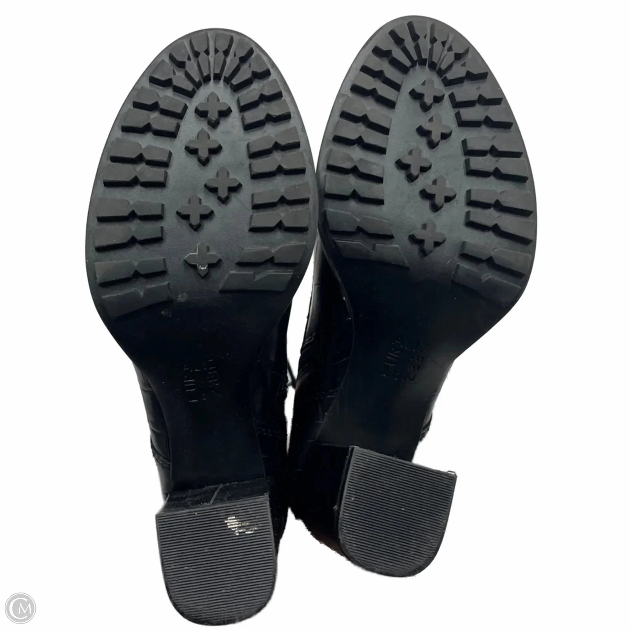 Retro Combat Boots Winter England Style Boots Combat By Naturalizer In Black, Size: 6