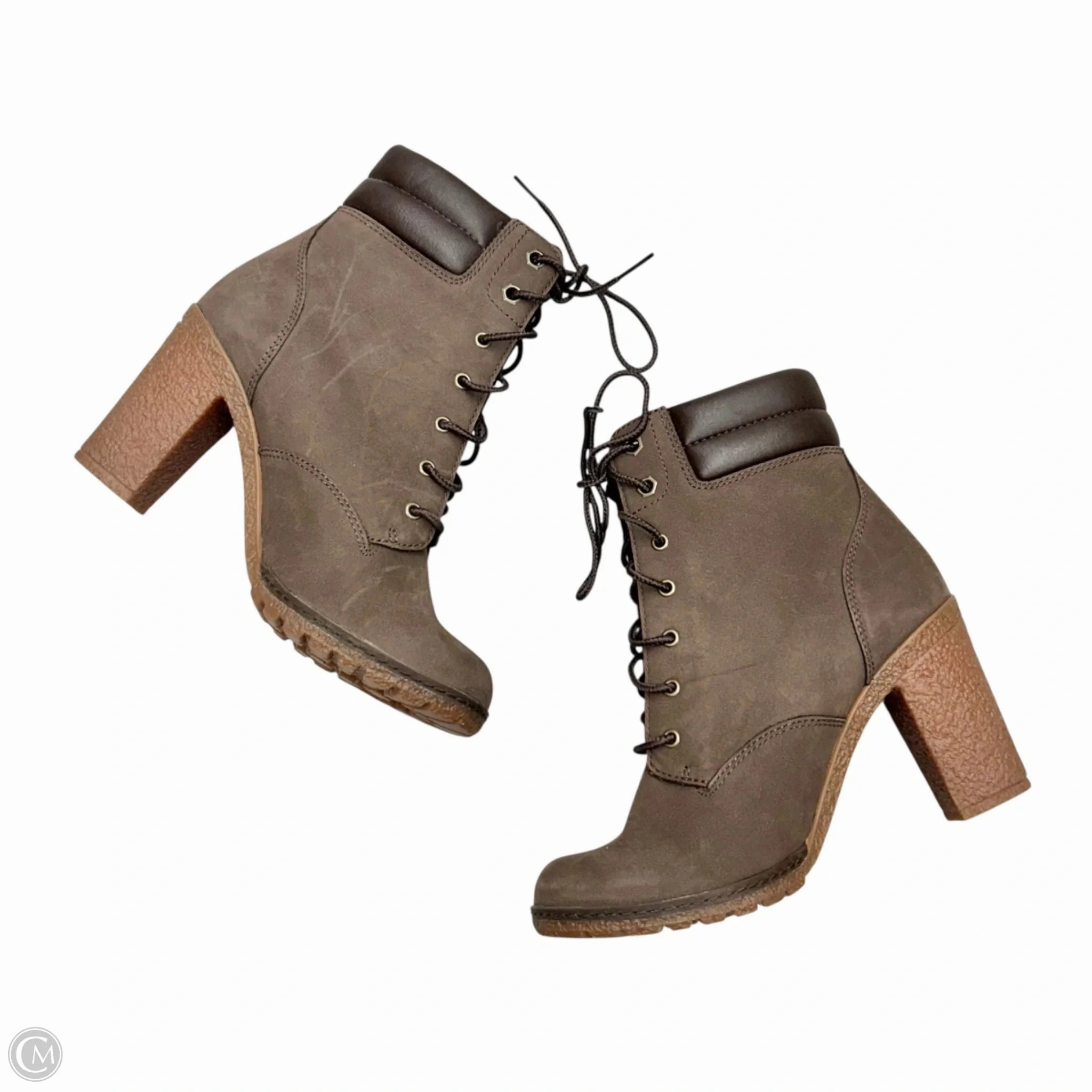 Combat Boots Fur Lined Boots Combat By Timberland In Brown, Size: 6.5