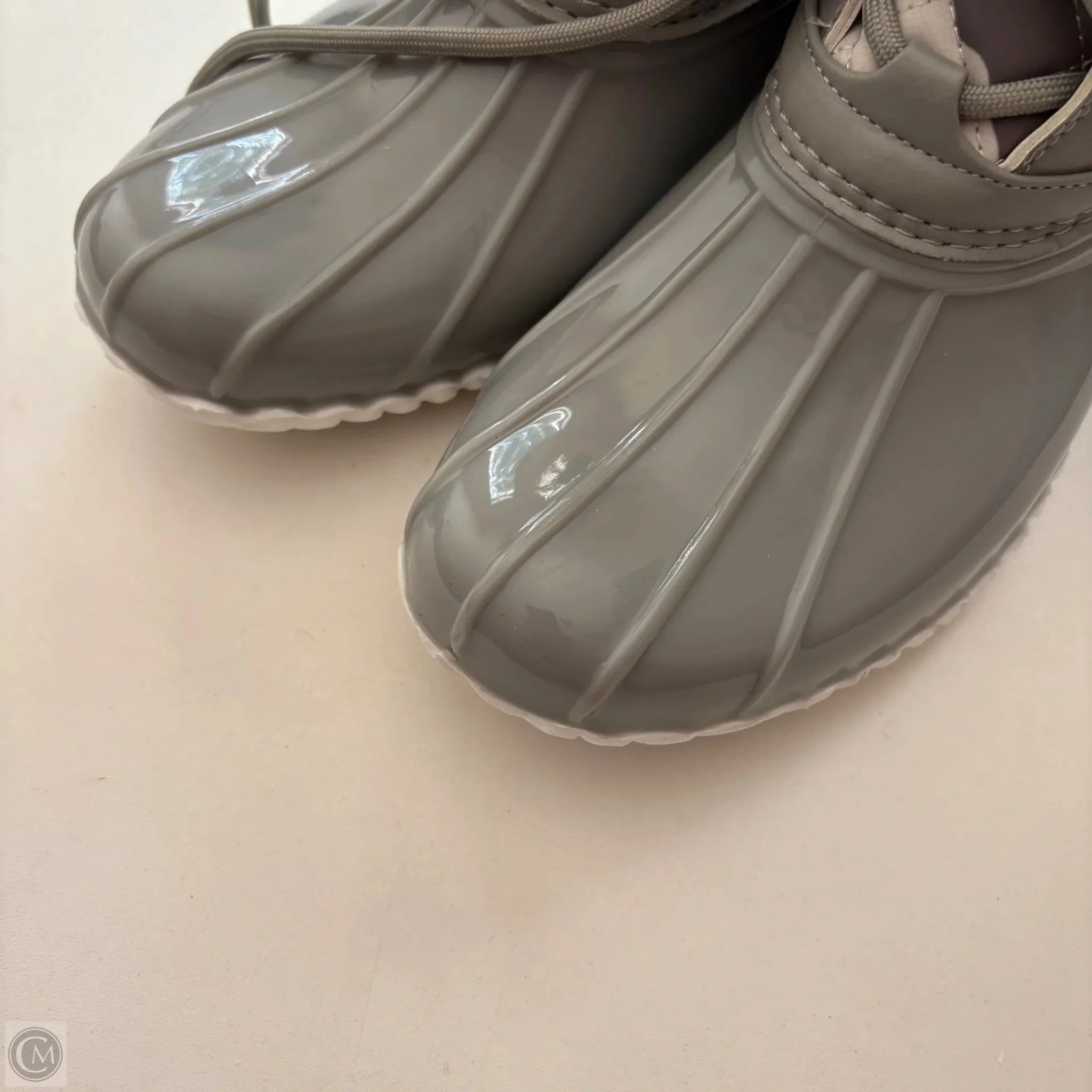 Zip Combat Boot Boots Combat By Tommy Hilfiger In Grey, Size: 8