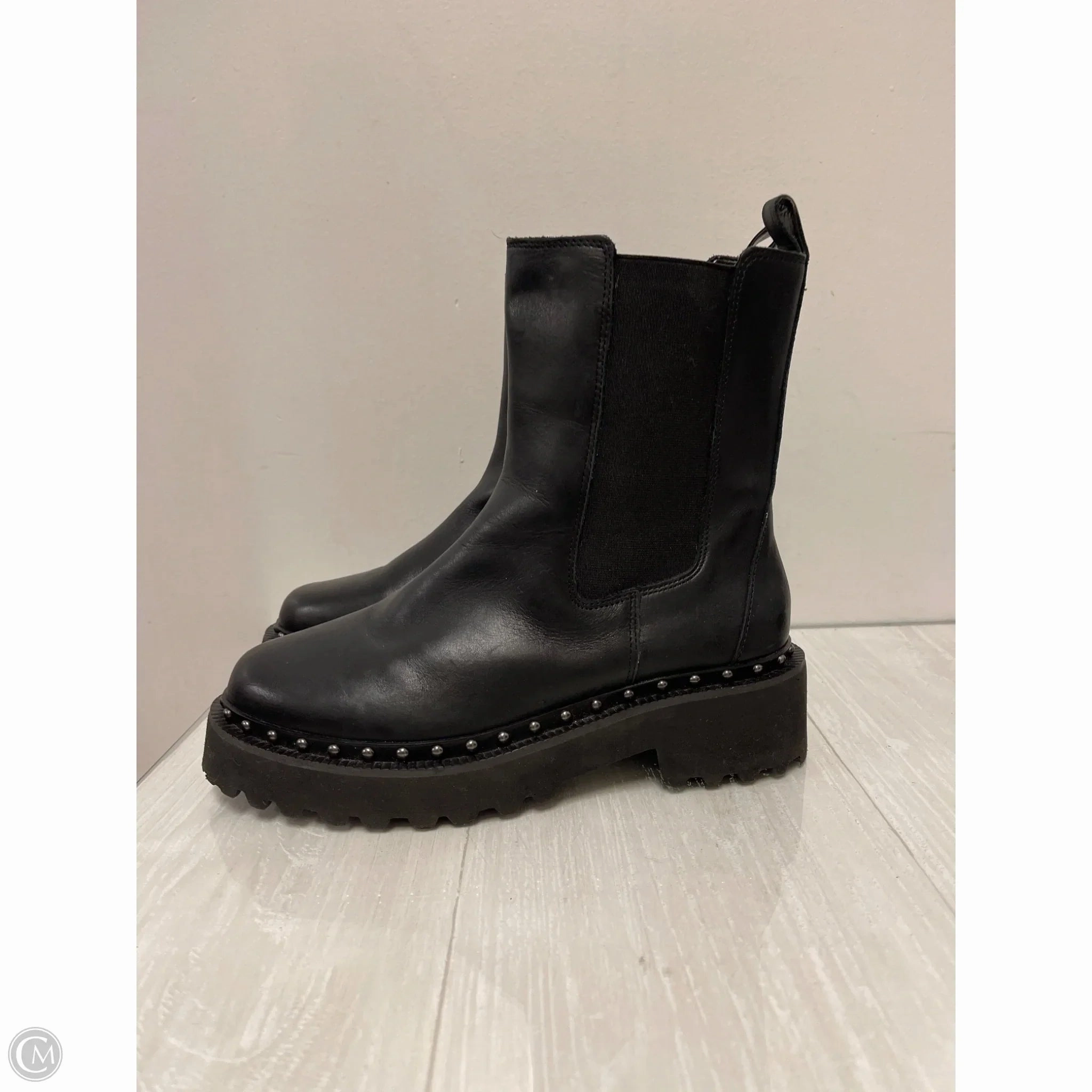 Boots Combat By Vince Camuto In Black, Size: 8.5 Shearling Combat Boots