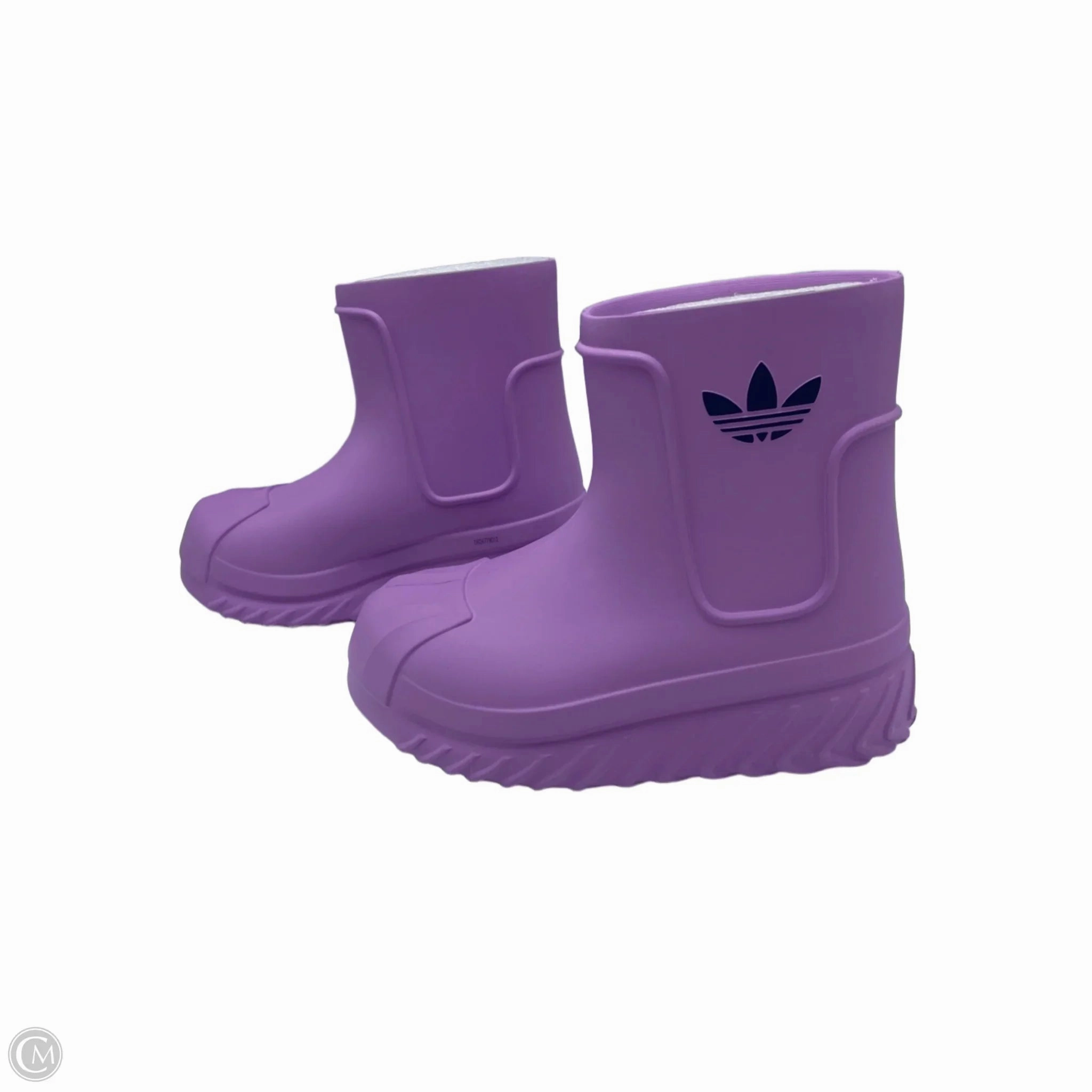 Foot Locker Rain Boots Boots Rain By Adidas In Purple, Size: 6.5