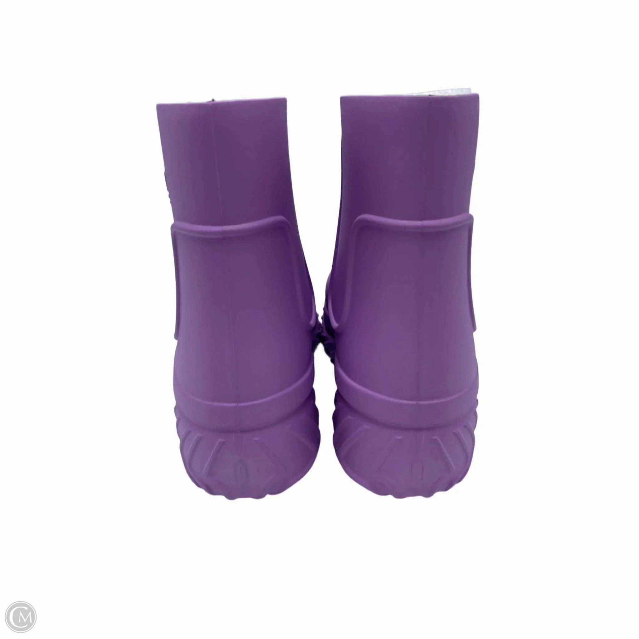 Trussardi Rain Boots Boots Rain By Adidas In Purple, Size: 6.5