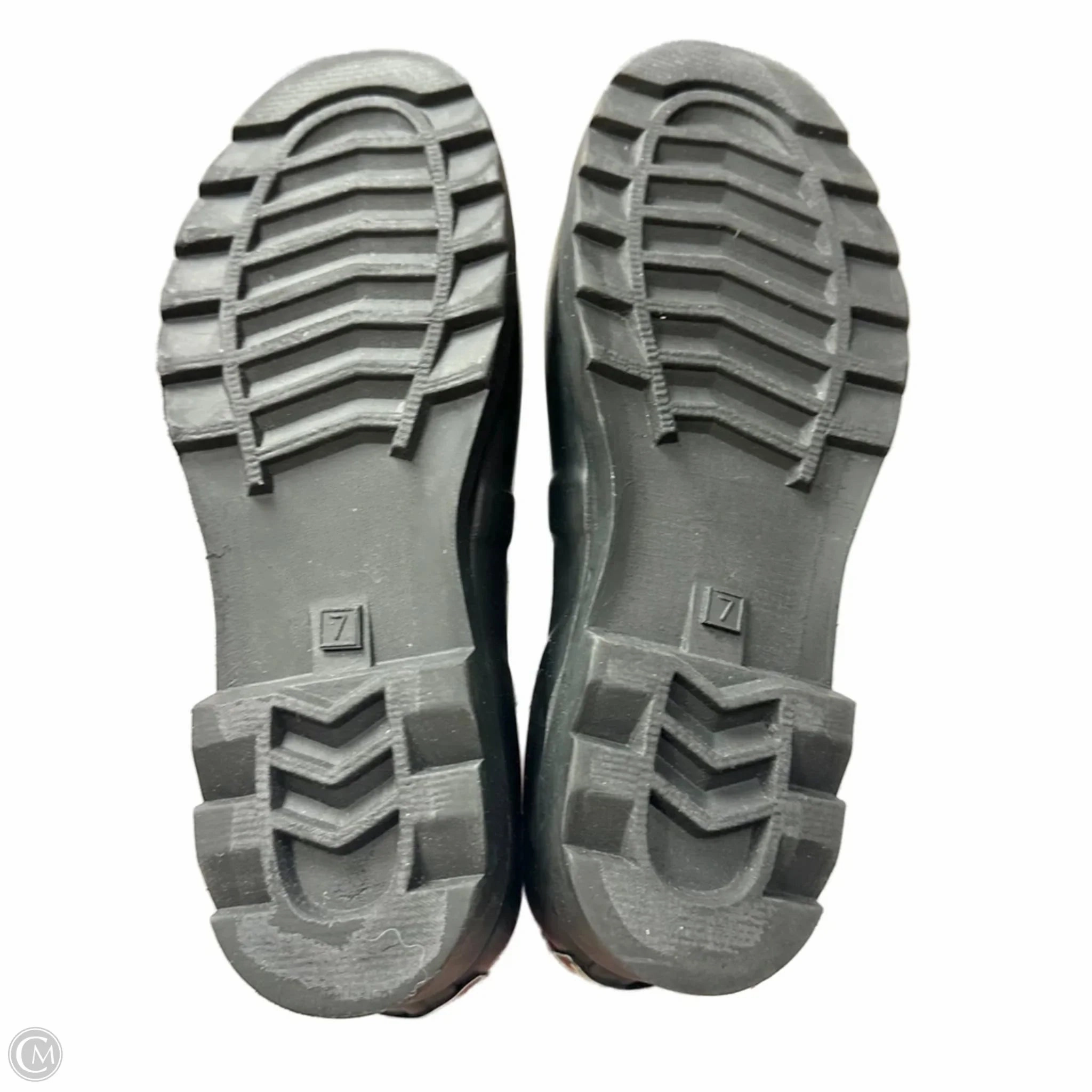 Boots Rain By Chooka  In Plaid Pattern, Size: 7 Ryder Rain Boots