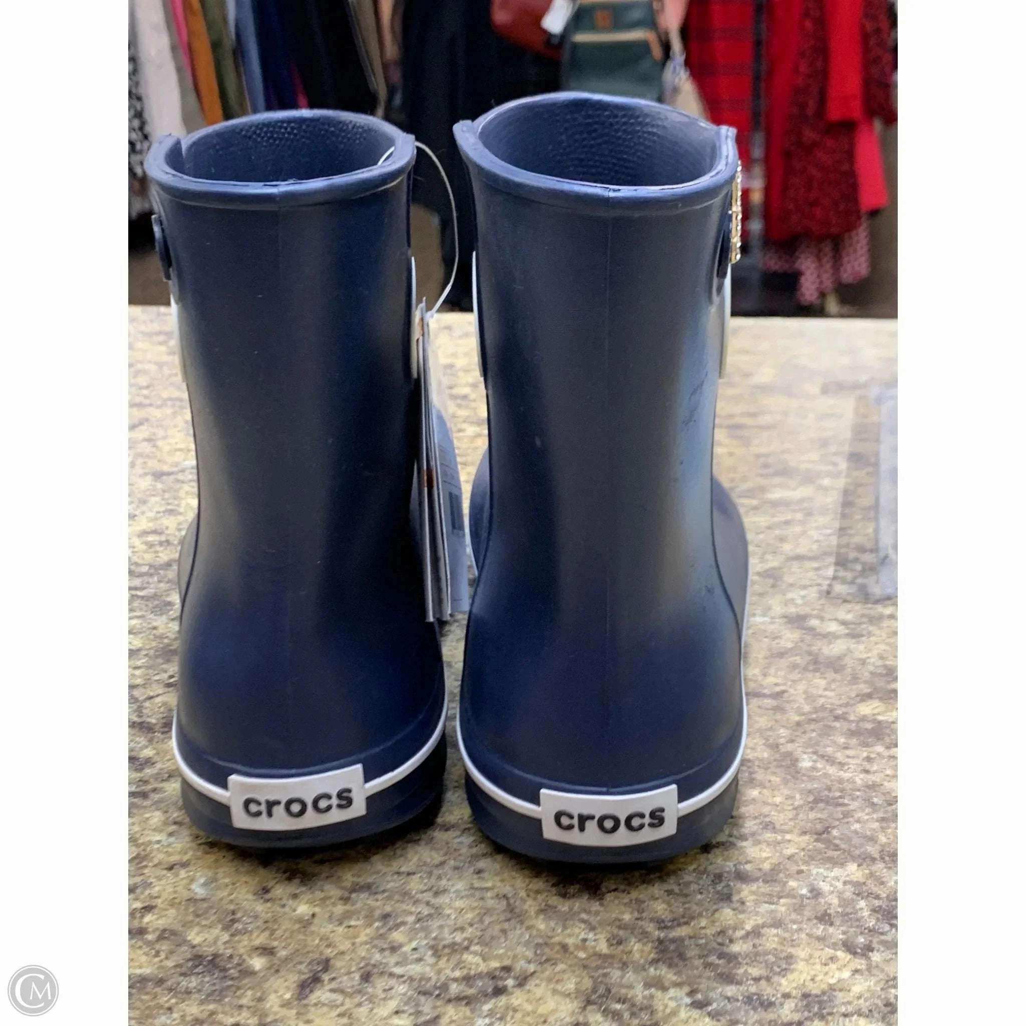 Boots Rain By Crocs In Navy, Size: 8 Lacrosse Steel Toe Rubber Rain Boots