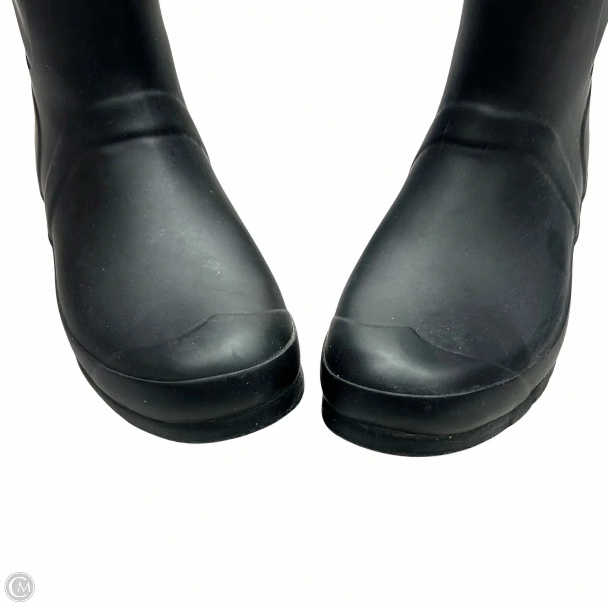 Rain Boots Mid Calf Boots Rain By Hunter In Black, Size: 9