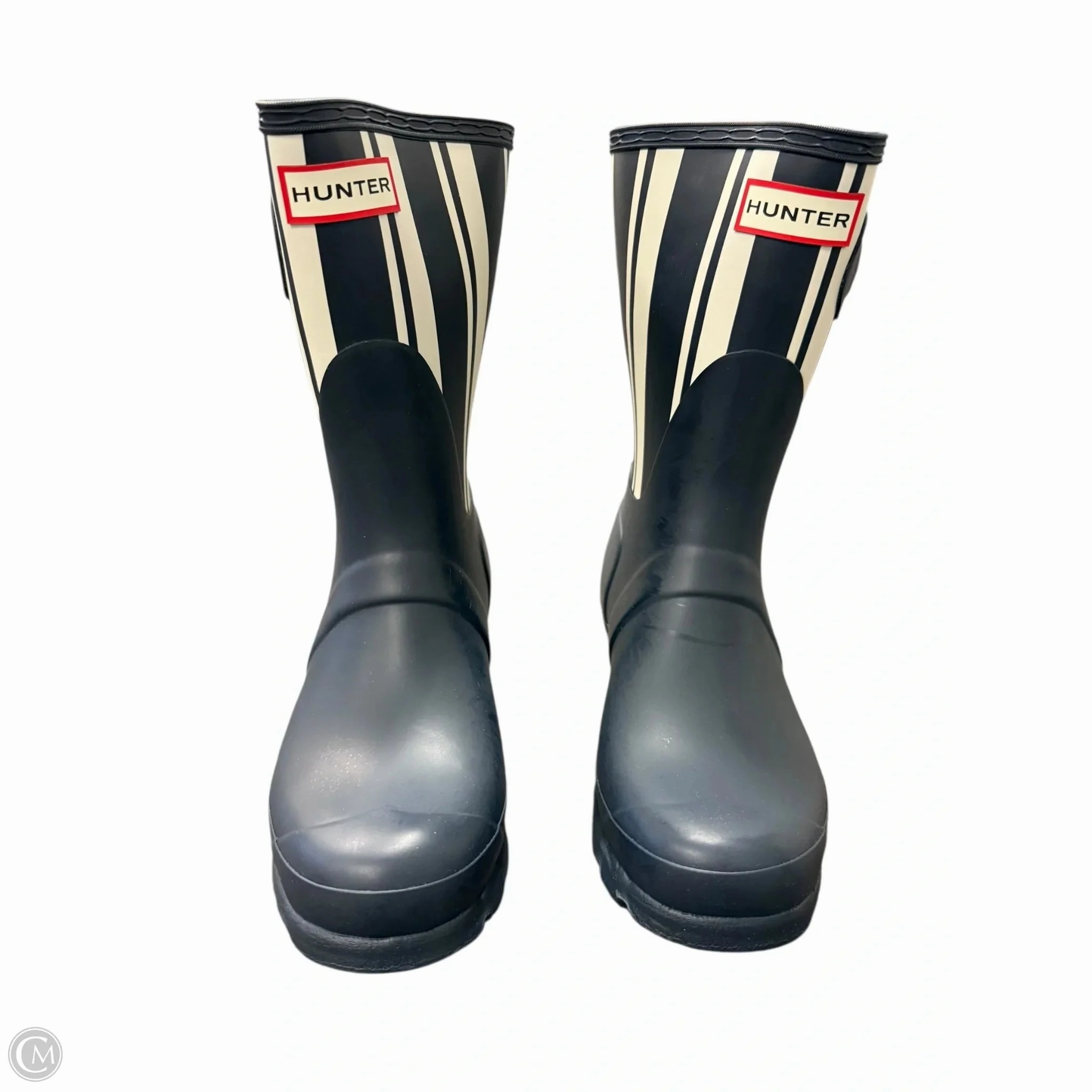 Boots Rain By Hunter In Blue & White, Size: 7 American Rain Boots