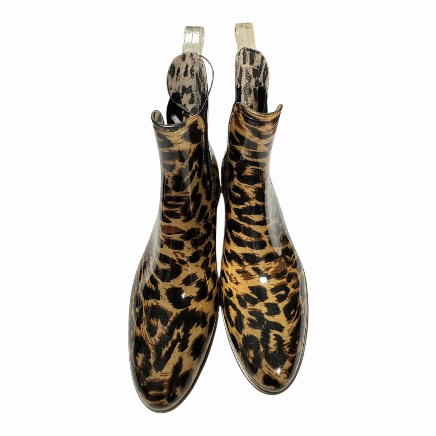 Gloss Rain Boots Short Boots Rain By J. Crew In Animal Print, Size:10