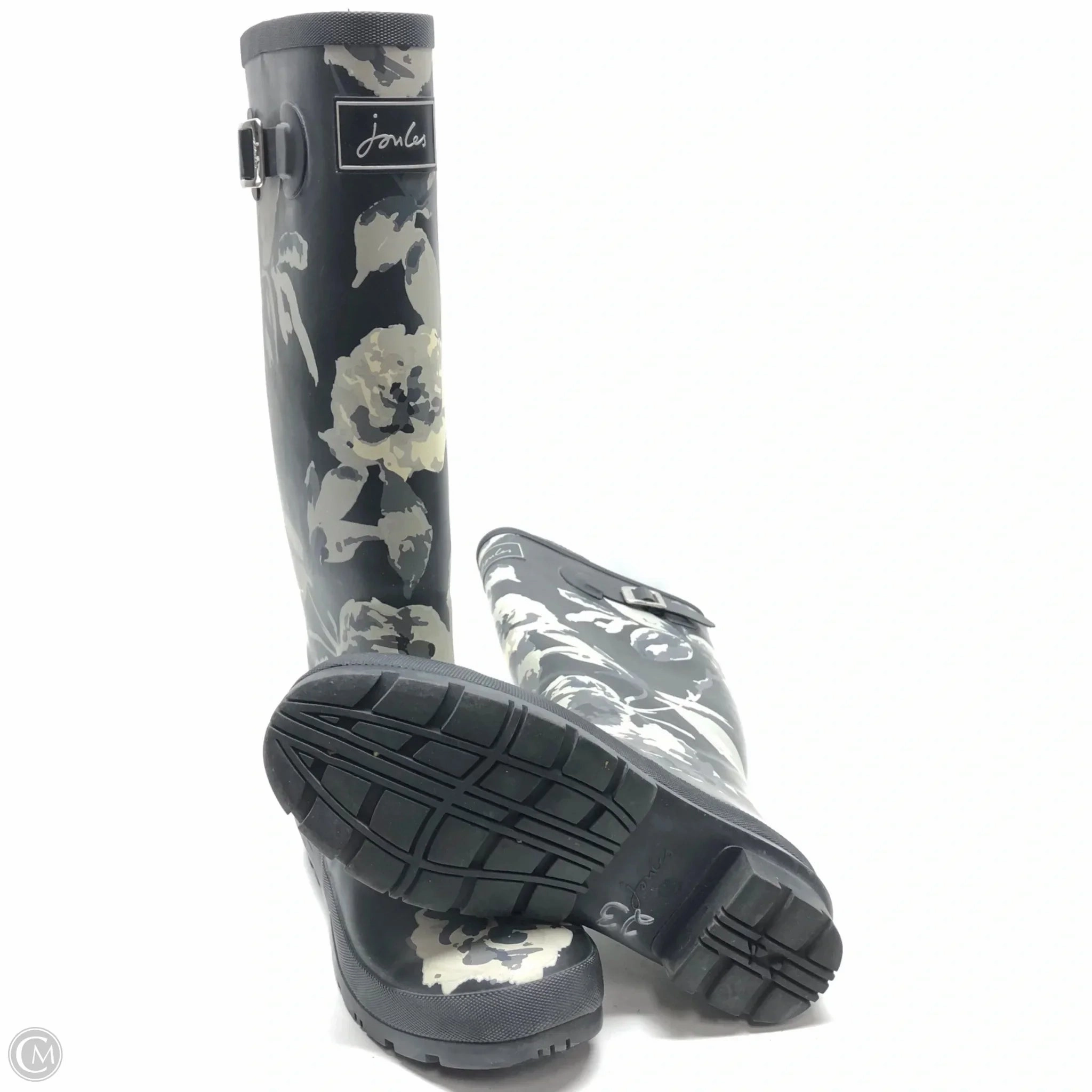 Boots Rain By Joules In Black & Grey, Size: 8 Sam Edelman Boots Rain Boots