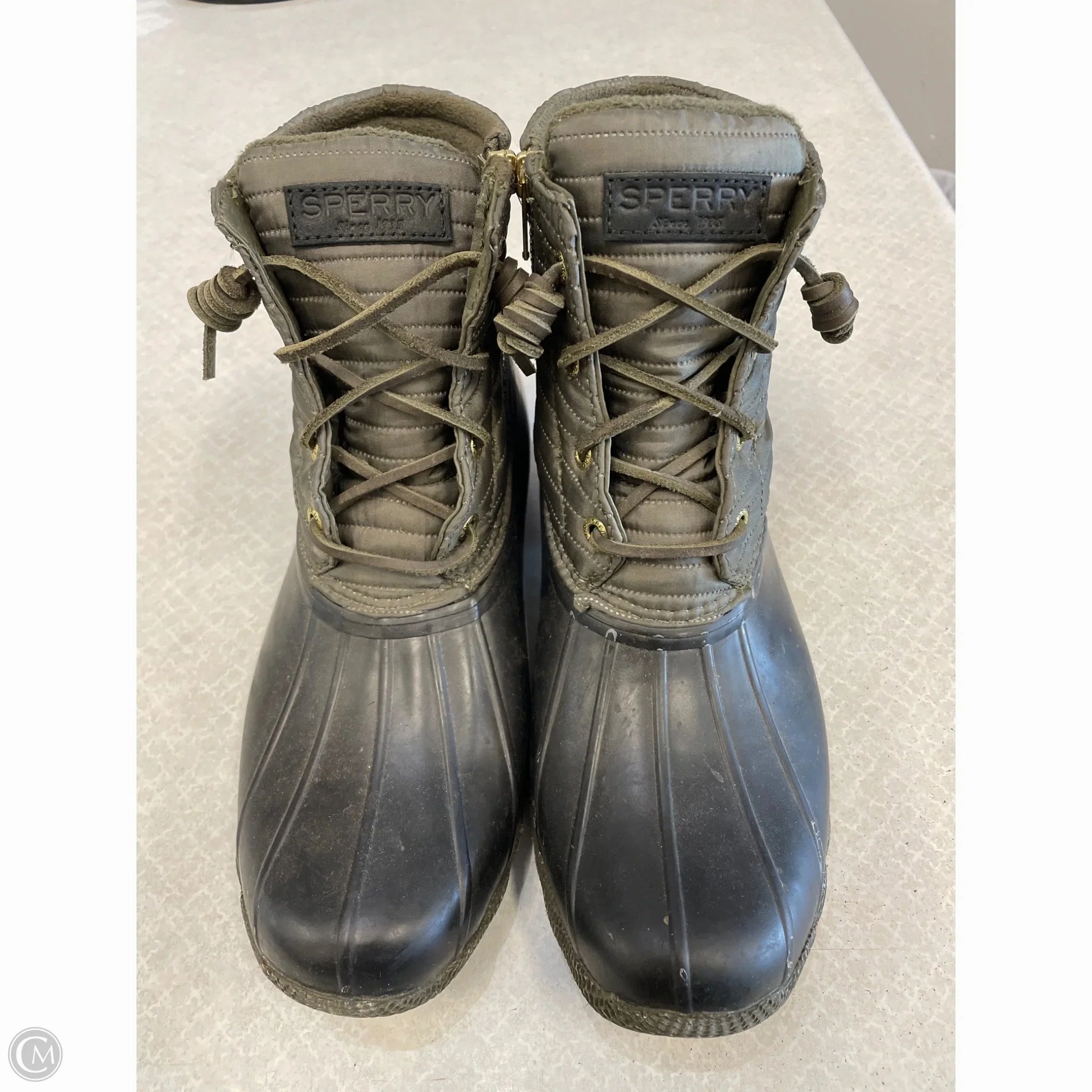 Boots Rain By Sperry In Green, Size: 9 Coach Leopard Rain Boots