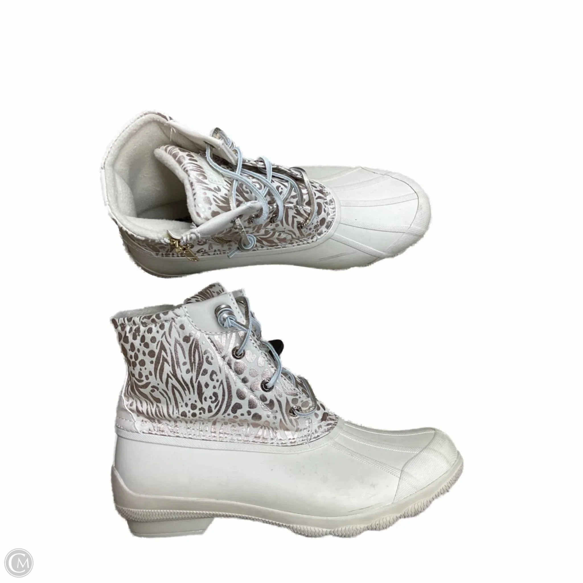 Western Chief Minnie Mouse Rain Boots Boots Rain By Sperry In Rose Gold, Size: 8