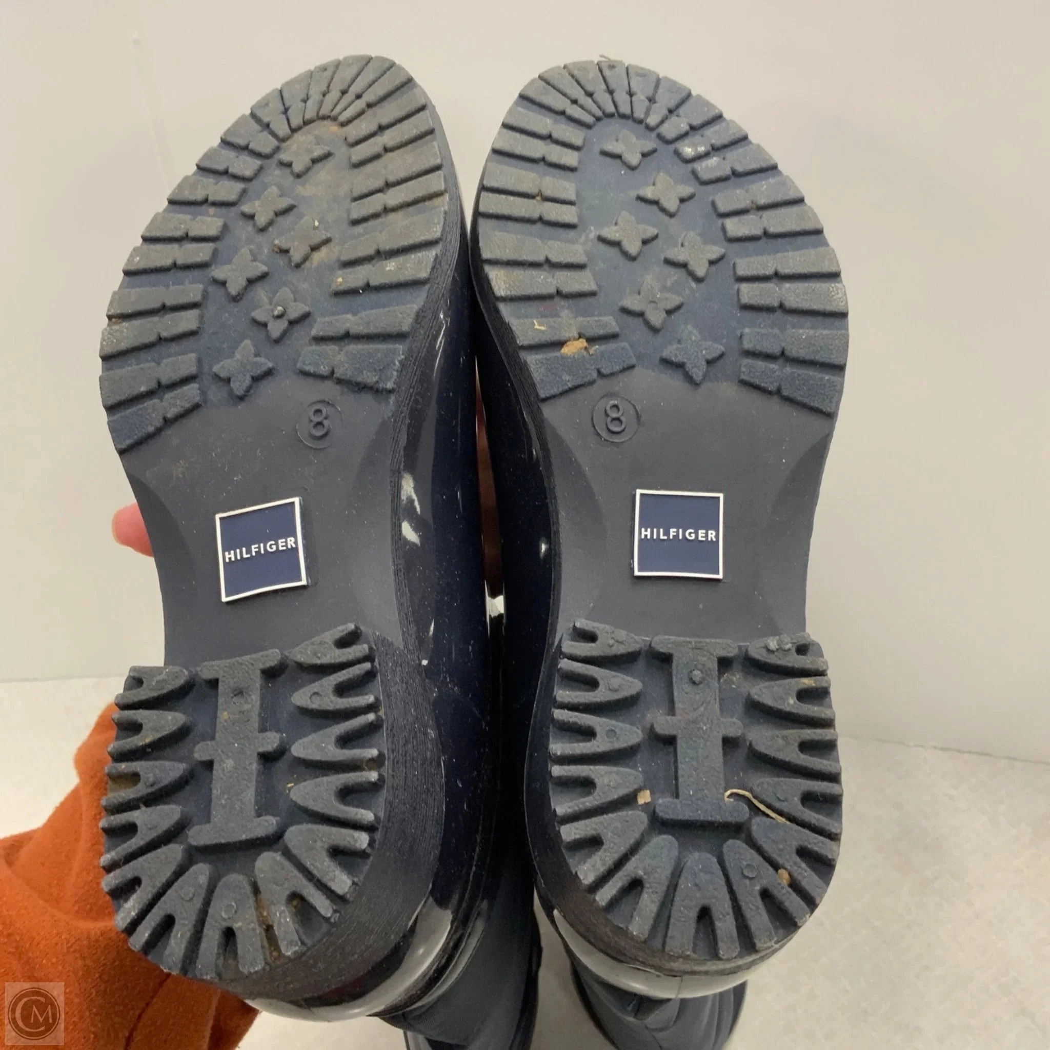 Christian Dior Rain Boots Boots Rain By Tommy Hilfiger In Blue, Size: 8