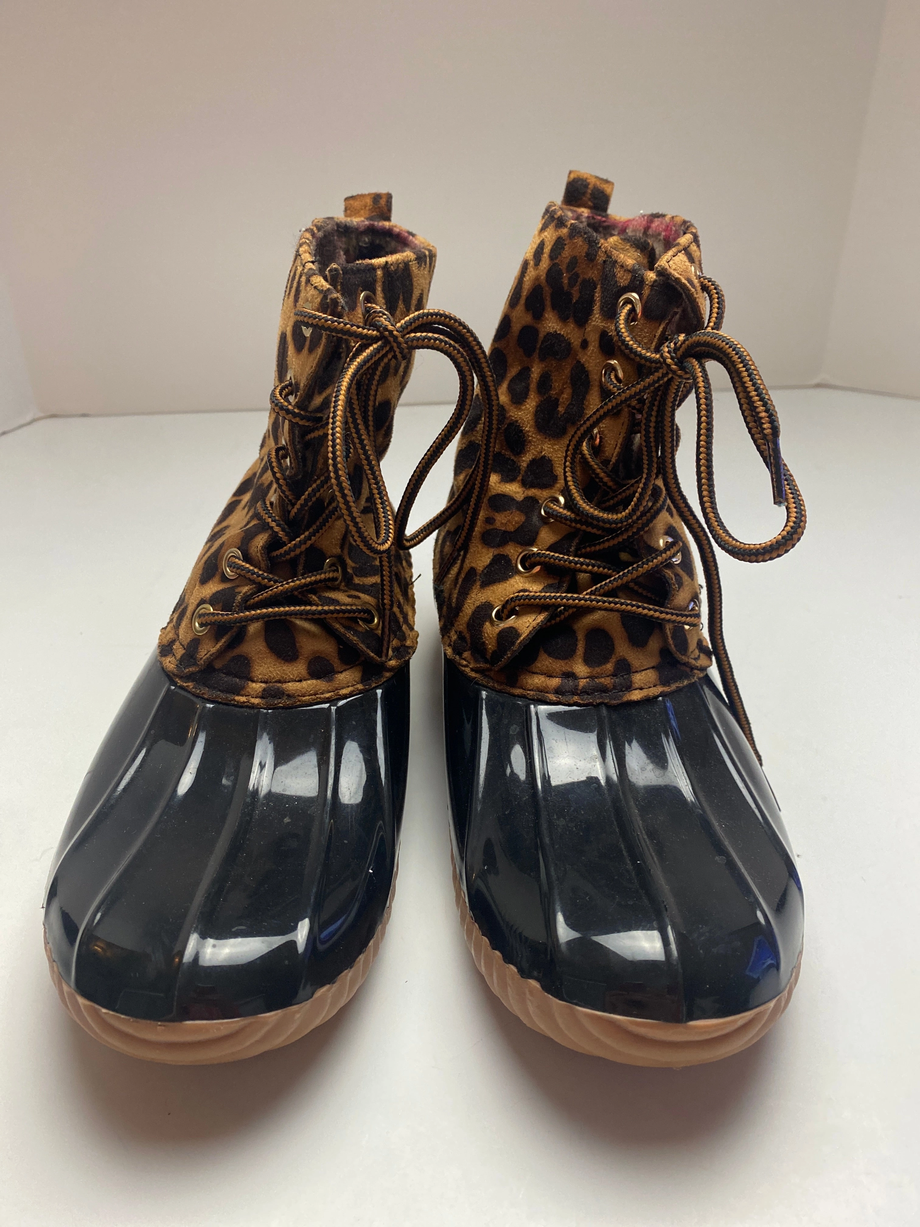 Boots Rain By Yoki In Animal Print, Size: 8 Short Sperry Rain Boots