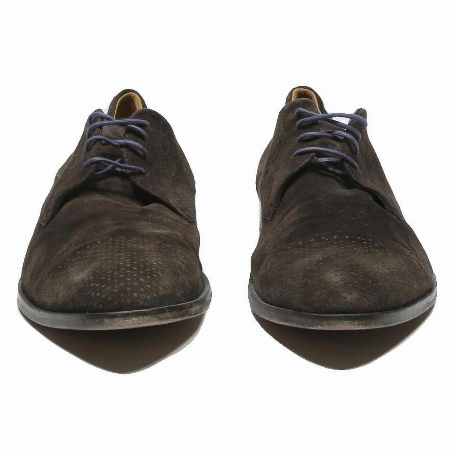 Shoes Automatic Lace Up BOSS Mens Derby Shoes Leather Brown UK 8.5 Stylish Classic Lace-Up Footwear