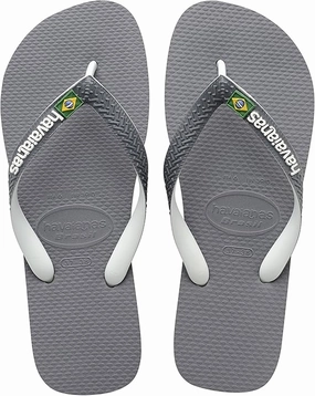 BRASIL MIX- STEEL GREY.WHITE.WHITE Locals Flip Flops Hawaii