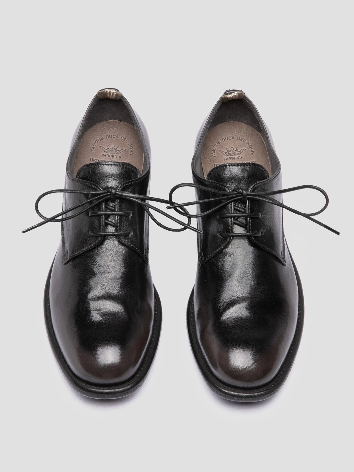 CALIXTE 068 - Burgundy Leather Derby Shoes Tall Lace Up Tennis Shoes