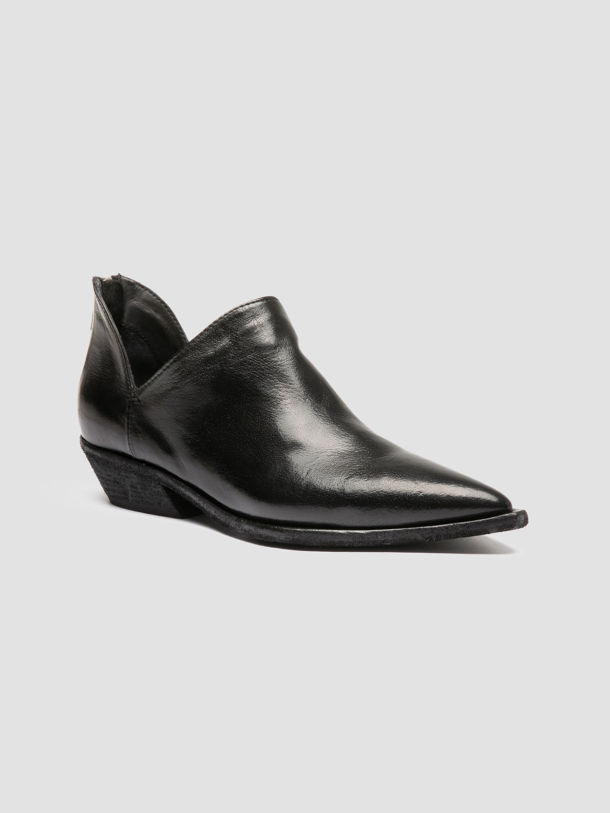 NOELIE DD 106 - Black Leather Zipped Boots Fred De La Bretoniere Chelsea Boots