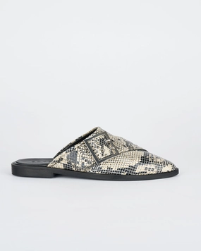 Wooster Slide Python/Silver Slippers Outlet