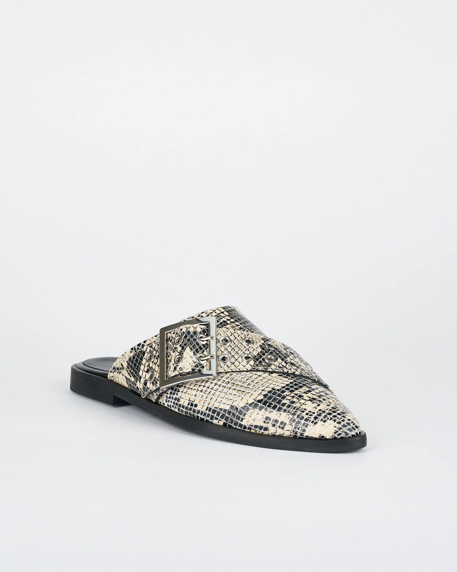 Wooster Slide Python/Silver Haflingers Slippers