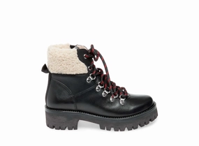 Combat Boots With Dress Pants BROADWAY BLACK LEATHER