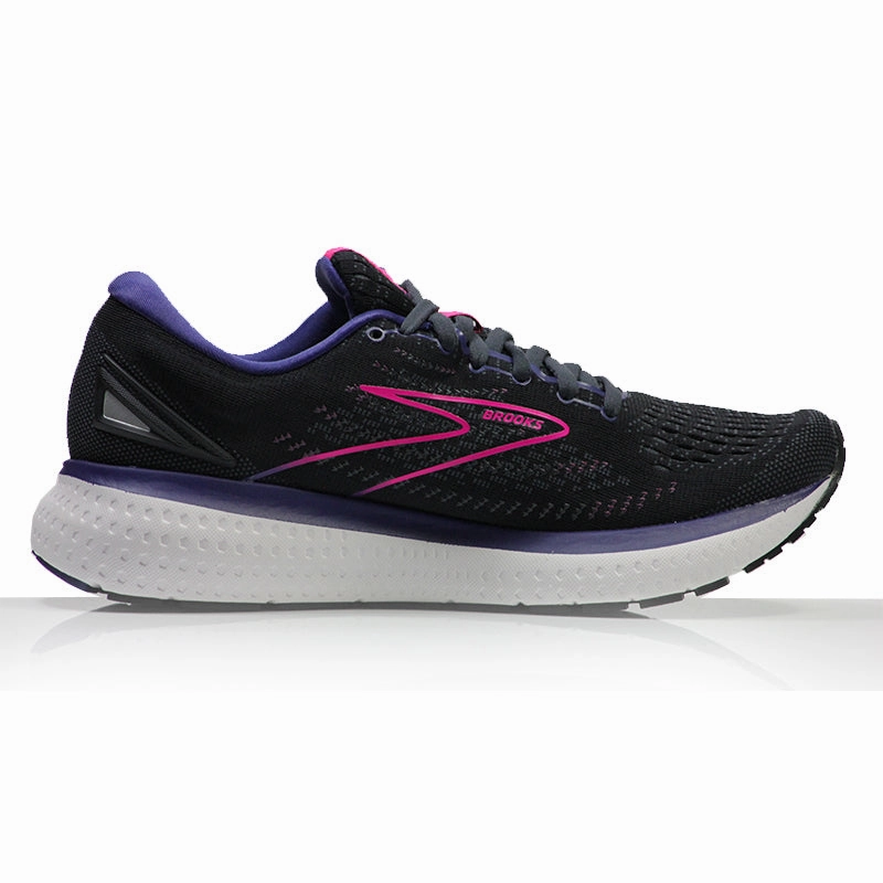 Discount Running Shoes Uk Brooks Glycerin 19 Women's Running Shoe - Black/Ebony/Pink