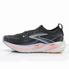 Brooks Glycerin 22 Men's Running Shoe - Black/Blue Heron/Orange Run Swift 3 Sustainable Running Shoes