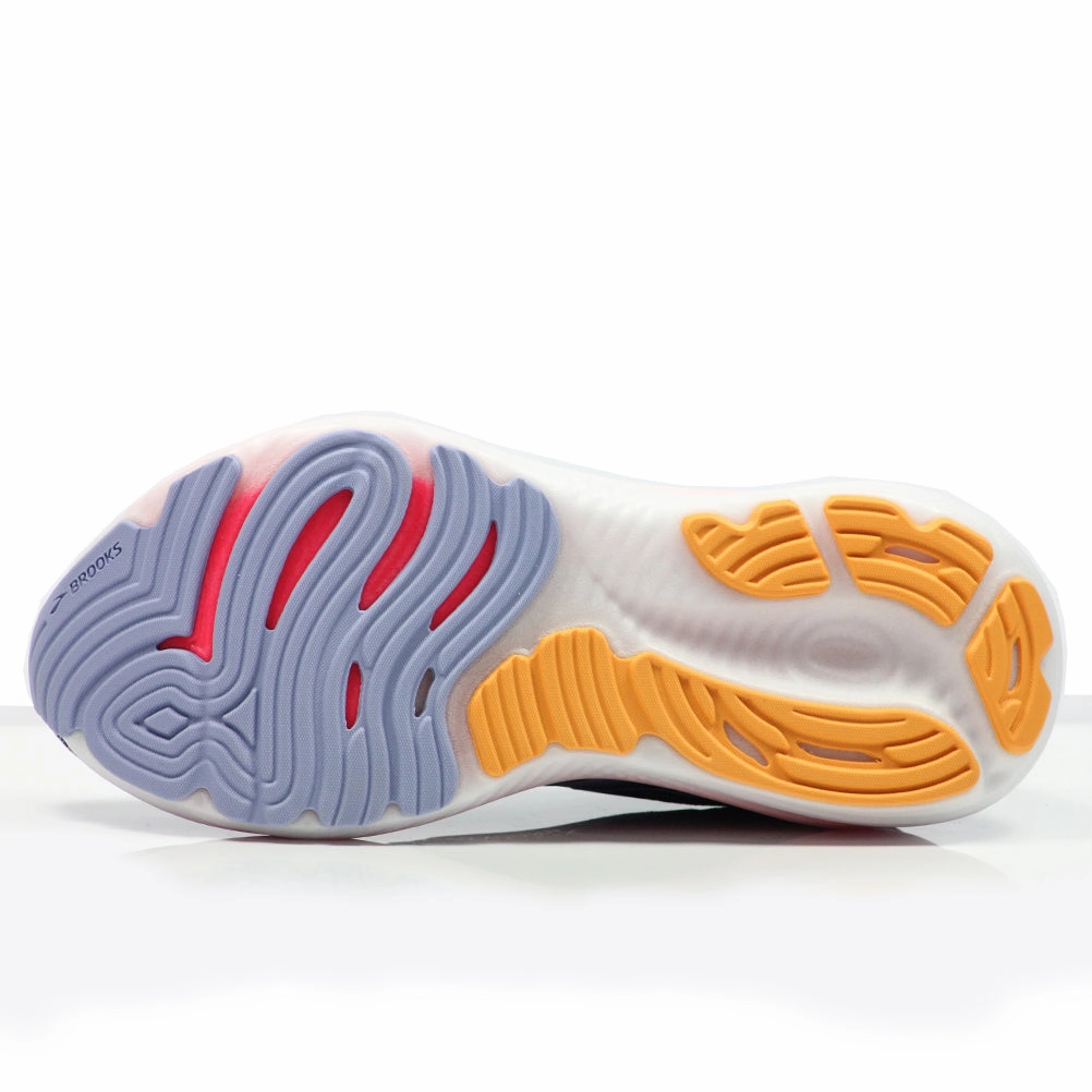 Brooks Glycerin 22 Men's Running Shoe - Black/Blue Heron/Orange Running Shoes 2021