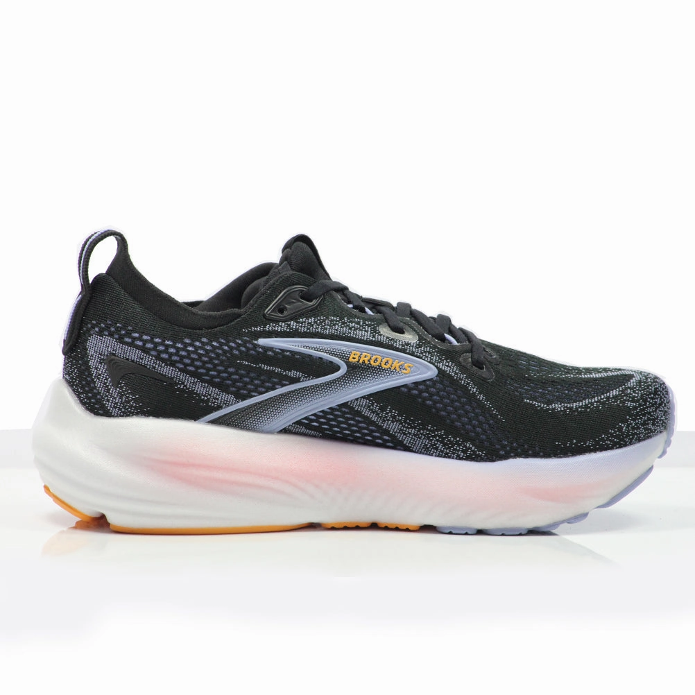 Good Running Shoes Affordable Brooks Glycerin 22 Men's Running Shoe - Black/Blue Heron/Orange